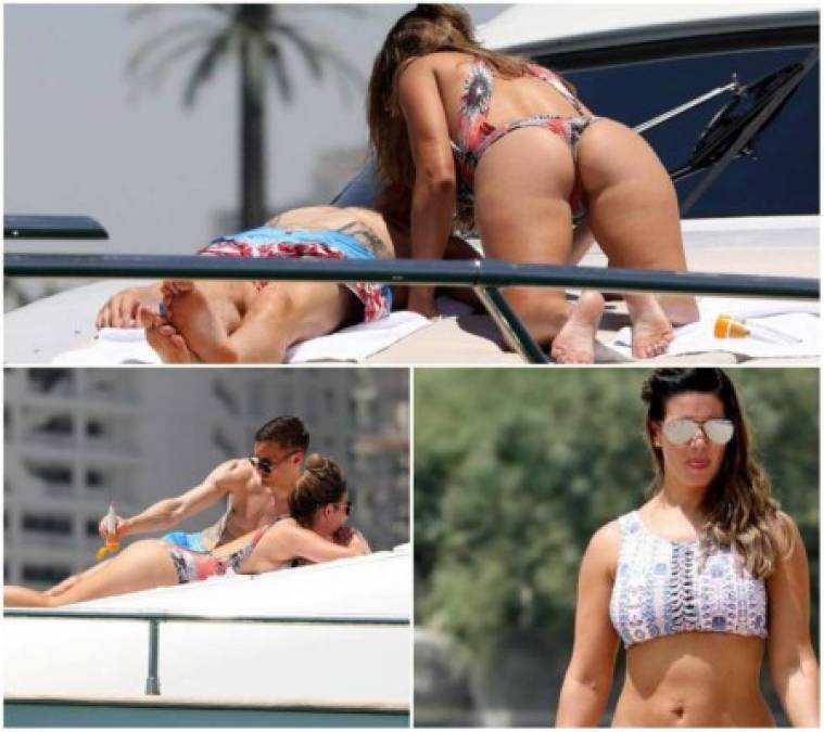 Rebekah Vardy, esposa del destacado delantero inglés del Leicester, ha elevado la temperatura con sensuales imágenes en las vacaciones de ambos. FOTOS THE SUN.