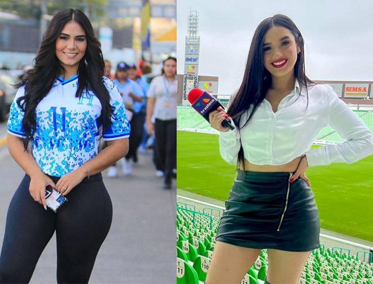El otro duelo del Honduras vs México. Conoce a las bellas chicas que laboran en los medios de comunicación de ambos países.