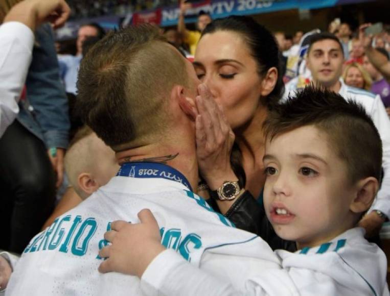 Sergio Ramos disfrutó a lo grande el título de Champions con su amada esposa Pilar RUbio.