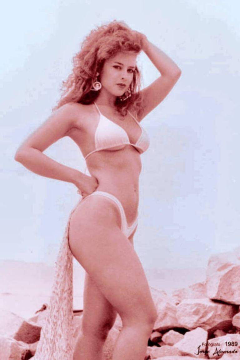 Lina Santos nació en la Ciudad Acuña, Coahuila, el 16 de marzo de 1966. En 1985, Santos fue elegida señorita Coahuila y ese mismo año participó en el certamen Señorita México, a sus 19 años en donde captó la atención de productores de cine.