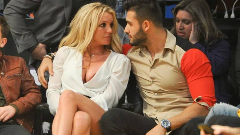 Britney Spears y Sam Asghari en una foto archivo.