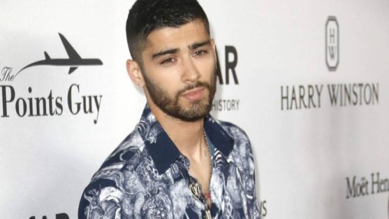 Zayn Malik renunció a la banda One Direction el año pasado. Ahora prueba suerte en su carrera como solista. Foto: DPA.