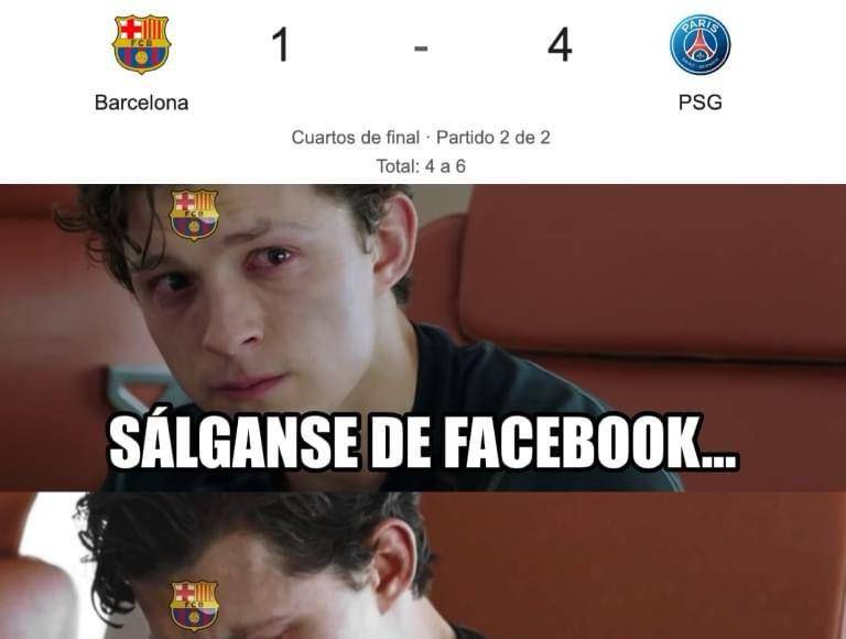 Memes destrozan al Barcelona tras ser eliminados por el PSG en Champions