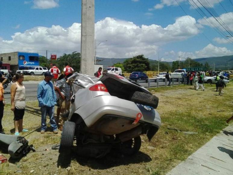 Mauro Hernán Jiménez Mondragón se salvó de morir la mañana del domingo tras accidentarse.