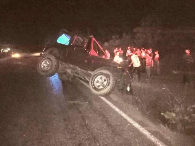 Uno de ellos, ocurrió en la carretera CA13 que conduce hacia Tela a la altura de la aldea Brisas de La Libertad de El Progreso, Yoro.
