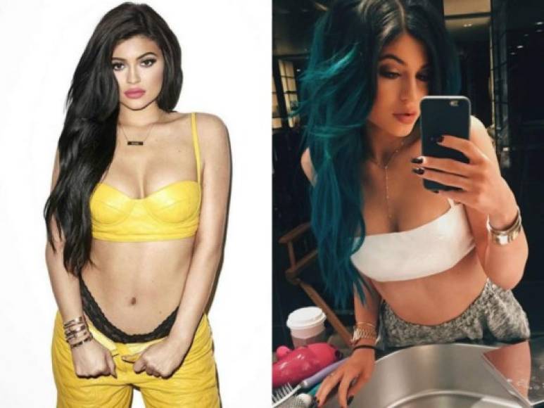 En un post de Snapchat, la hermana menor de Kendall, publicó una selfie luciendo un top y una faja de la célebre marca.