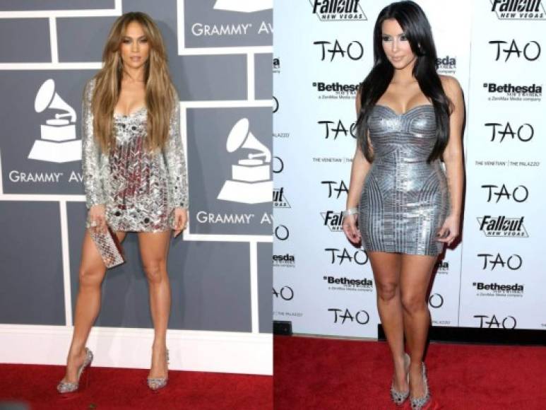 Las Kardashian se mueren por vestirse igual que JLo.