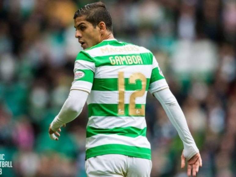 9. Cristian Gamboa (29 años) - El lateral derecho costarricense del Celtic de Escocia tiene un valor de mercado de 750 mil euros.