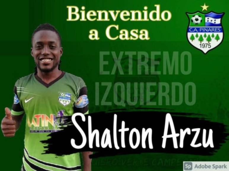 Shalton Arzú: Extremo zurdo que fue fichado por el Atlético Pinares. Militó en su momento en la Real Sociedad.