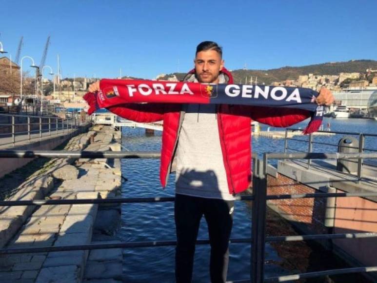 El Genoa obtiene la cesión del lateral zurdo italiano Giuseppe Pezzella hasta final de temporada con opción de compra.