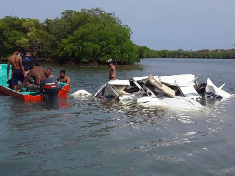 Según el plan de vuelo, la aeronave salió de Aeropuerto Juan Manuel Gálvez con destino al puerto de Trujillo, departamento de Colón.