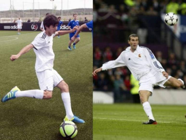 Enzo Zidane. Hijo de Zinedine. Juega en Real Madrid Castilla y ya fue convocado para formar parte de selecciones juveniles de Francia. De 20 años, quiere evitar comparaciones, por lo que prefiere que lo conozcan por su segundo apellido, Fernández.