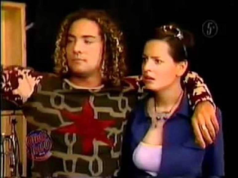 ANTES: Gaby Platas junto con David Bisbal cuando fue invitado estrella en Otro Rollo. Al programa se caracterizaba por recibir a famosos de talla mundial.