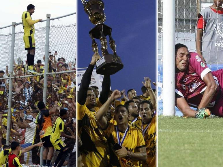 Las imágenes de la final de vuelta que le ganó el Génesis al Platense en tanda de penales (5-6) para coronarse campeón del Torneo Clausura 2023 de la Liga de Ascenso de Honduras.