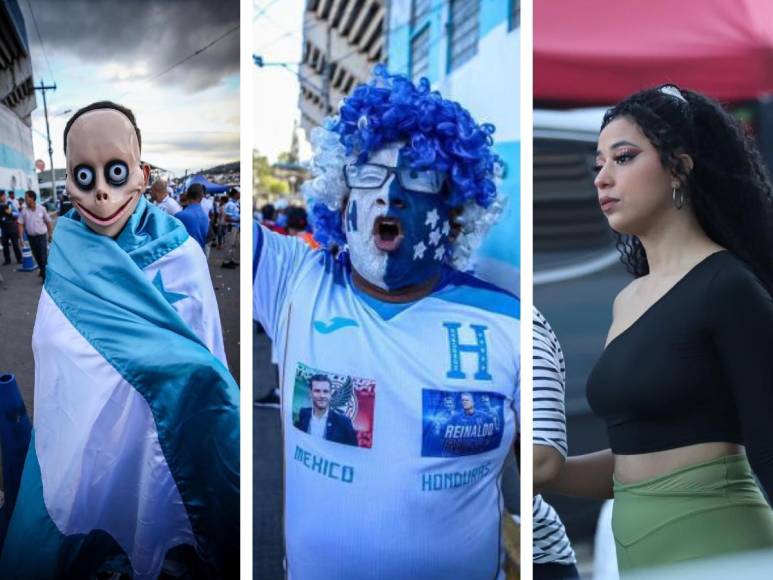 El partido entre Honduras y México dará inicio a las 8:00 pm, pero a tempranas horas los aficionados catrachos llegaron con toda la emoción previo al gran choque en el Estadio Nacional. 