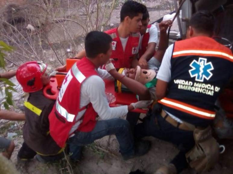 El accidente carretera se registró en Choluteca.