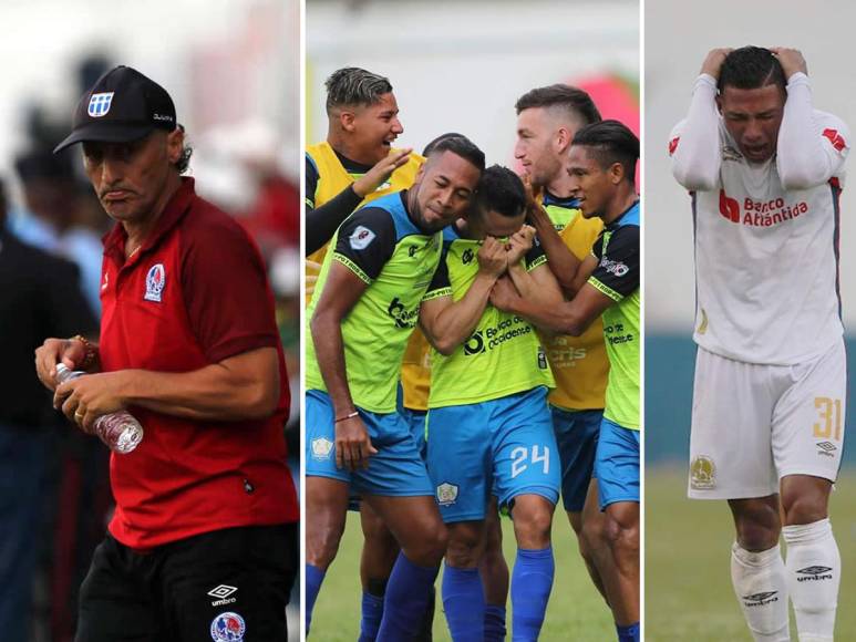 Las imágenes que nos dejó el partido de ida de la final del Torneo Clausura 2023 que empataron 2-2 Olancho FC y Olimpia en el estadio Juan Ramón Brevé Vargas de Juticalpa.