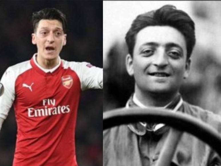 Mesut Ozil es muy parecido a piloto Enzo Ferrari cuando estaba joven.