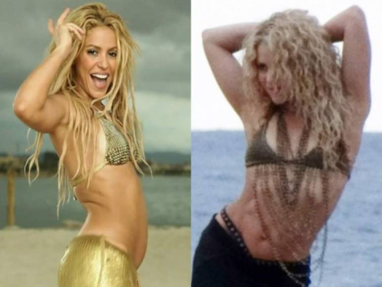 Mejor que nunca lució Shakira en la grabación del último comercial de su perfume en la costa catalana. En la imagen cuando la colombiana grabó 'Loca' y a principios de octubre del 2015.