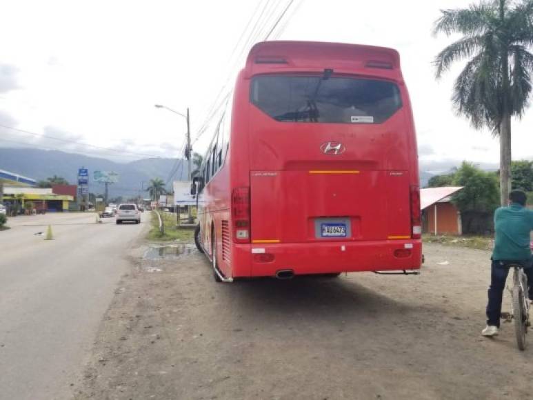 El bus cubre la ruta de La Ceiba, Tocoa y Catacamas, Olancho.