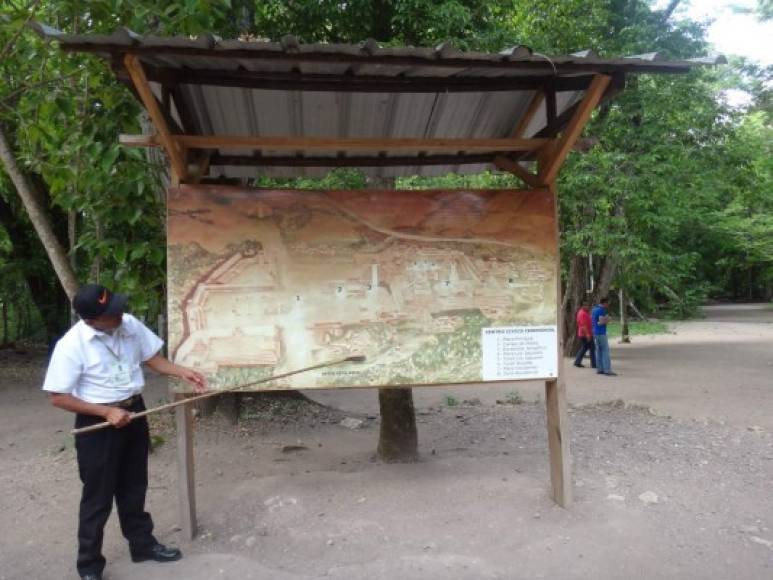 Guía en Copán, Honduras.