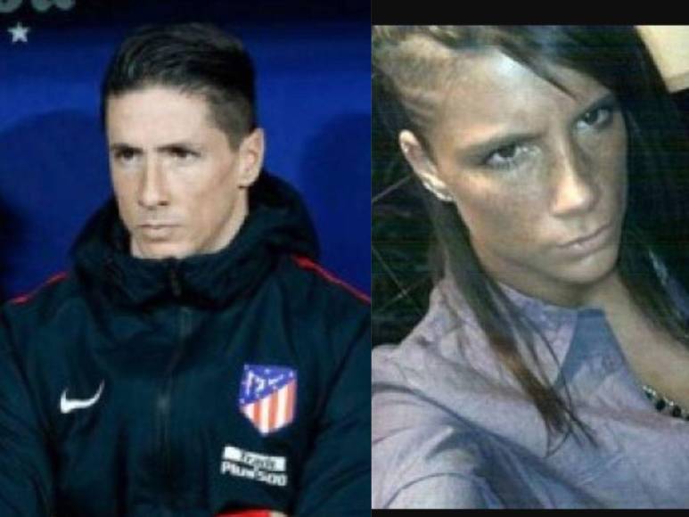 El español Fernando Torres tiene su clon mujer.