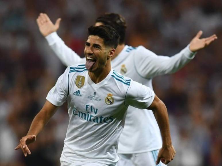 Marco Asensio (9): El español abrió más todavía el debate de la BBC. Inauguró el marcador en el minuto 4 del encuentro con un gran disparo desde fuera del área ante el que nada pudo hacer Ter Stegen. Asensio aprovechó la espalda de Mascherano para generar peligro al espacio y se ofreció por todo el frente del ataque para dar velocidad al juego. El '20' del Real Madrid se marchó del terreno de juego en el minuto 74 entre una gran ovación del público del Santiago Bernabéu.