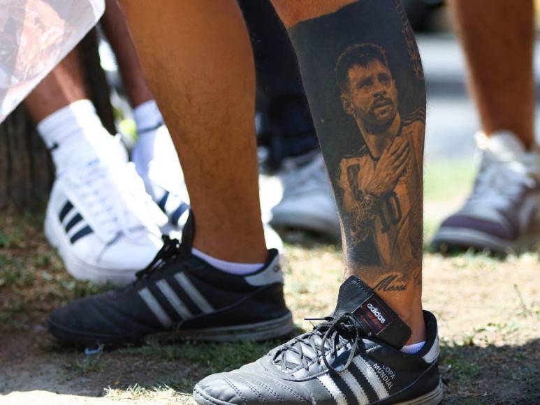 Tatuajes en honor a Messi. 