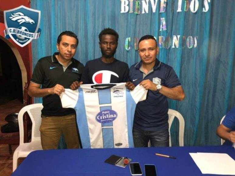 Jurgen Norales: Fue anunciado como nuevo refuerzo del Club Deportivo Broncos de Choluteca.