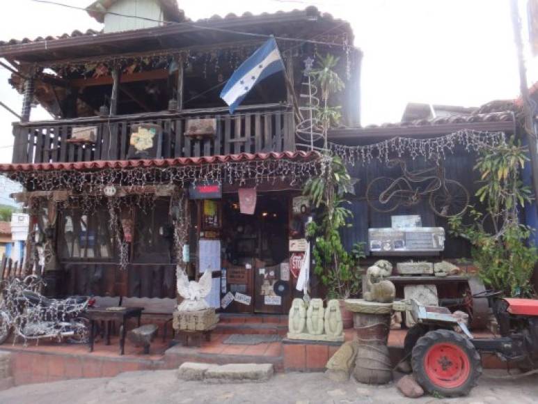 Uno de los restaurantes típicos en Copán Ruinas, Honduras.