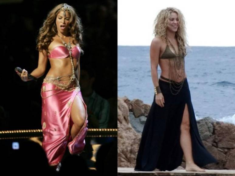 Un antes y después de Shakira.