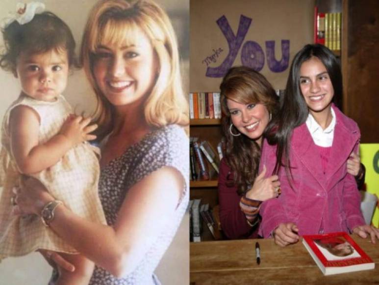 En diciembre de 1993 Myrka Dellanos dio a luz a su única hija Alexa fruto de su primer matrimonio con el doctor Alejandro Loynáz.