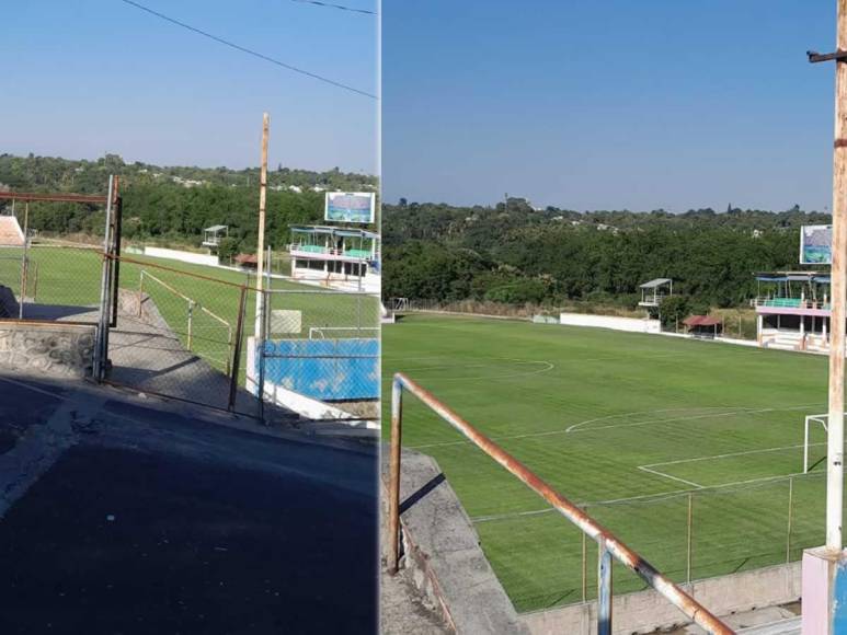 En este desierto estadio Mariano Matamoros de Cuernavaca preparará la Selección de Honduras el partido de vuelta de los cuartos de final de la Nations League contra México.