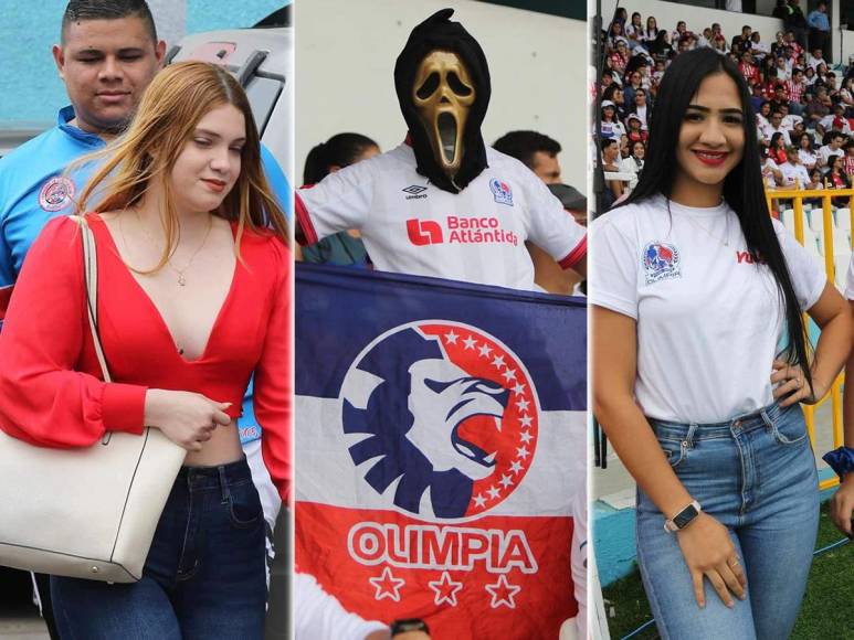 El estadio Nacional Chelato Uclés se vistió de gala con la vuelta de la semifinal Olimpia-Génesis, un ambientazo y adornado por bellas aficionadas.