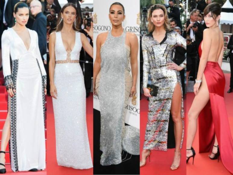 Adriana Lima, Alessandra Ambrosio, Kim Kardashian, Karlie Kloss y Bella Hadid.