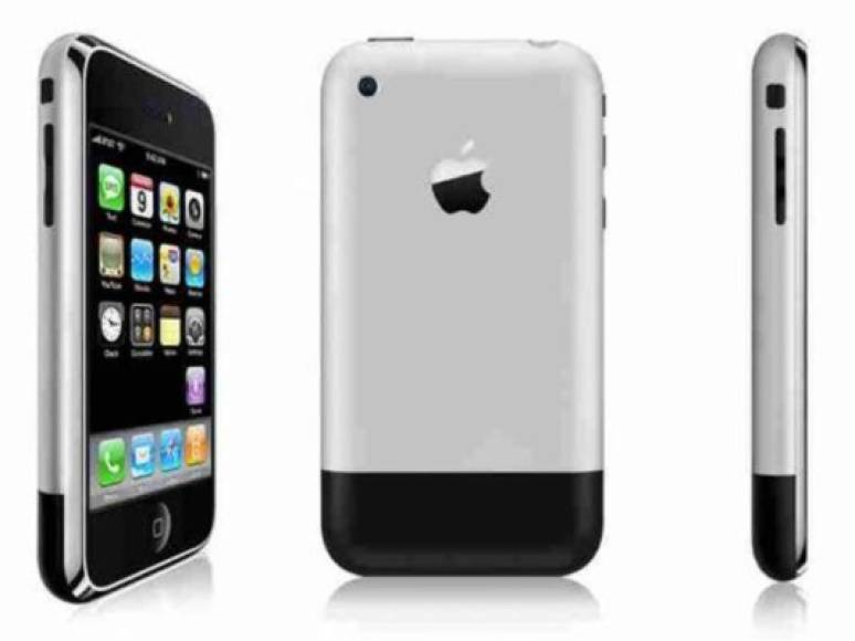 La primera generación del iPhone fue lanzada en junio de 2007; lo potenciaba la primera versión del sistema operativo iOS (1.0), su pantalla era de 3.5 pulgadas, su pequeña cámara era de 2 megapixeles y tenía una memoria que se expandía hasta un máximo de 16 GB.