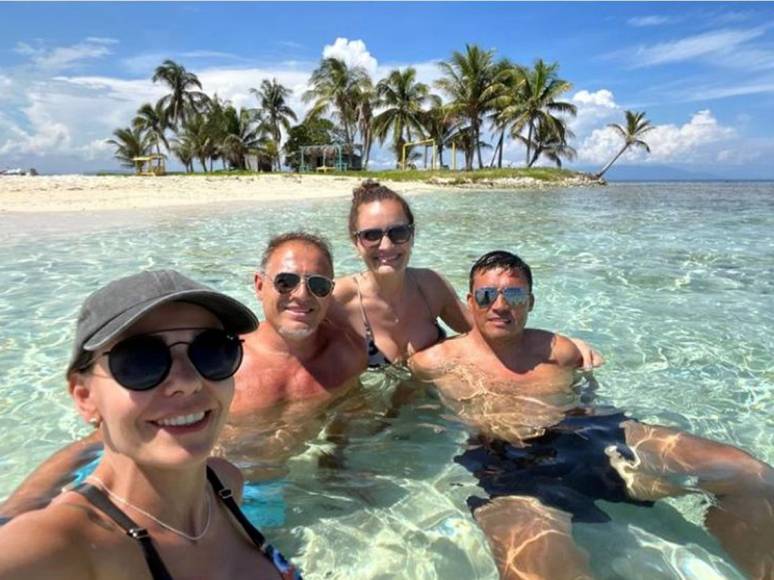 Taly Ávila se encuentra en Honduras con sus hijos y estuvieron en Cayos Cochinos disfrutando del sol y la playa.