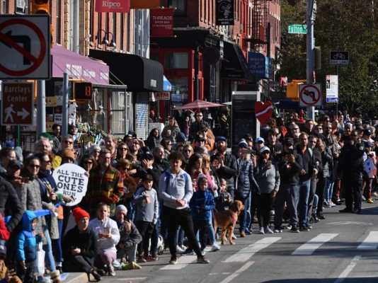 Los niños no se quedaron atrás y pudieron disfrutar de la espectacular Maratón de Nueva York.