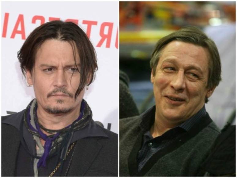 Johnny Depp y Mikhail Efremov — 54 años (2017)