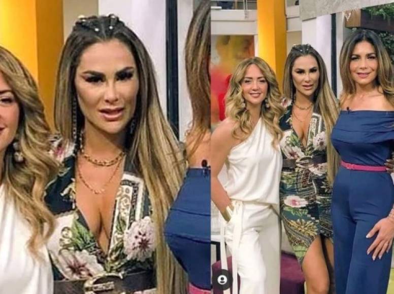 La cantante acudió junto con Patricia Manterola para promocionar su nuevo proyecto, llamado Sie7e, sin embargo los cibernautas se fijaron más en su cara y lo que se ha hecho en ella.