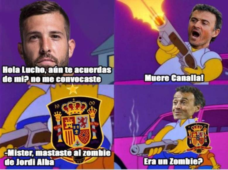 En España se ha desatado polémica ya que Jordi Alba no fue convocado a la selección de España por parte de Luis Enrique, su ex entrenador en el FC Barcelona.