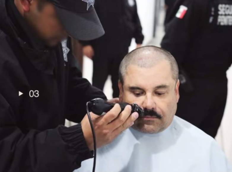 El Chapo fue rapado conforme dicta el reglamento del penal a su llegada al reclusorio de Ciudad Juárez.