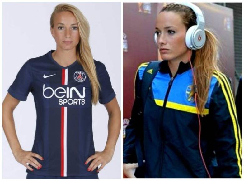 Kosovare Asllani. Delantera de Suecia de 25 años, que milita en el PSG.