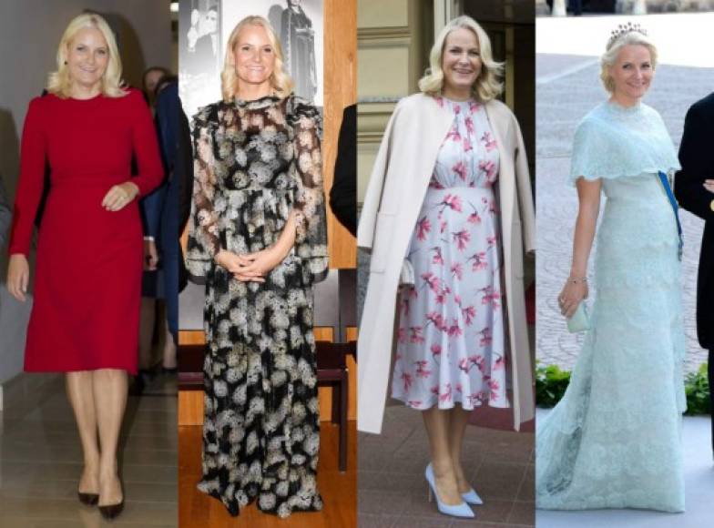 5. Princesa Mette-Marit de Noruega<br/><br/>De madre soltera a royal, al casarse con el príncipe Haakon, ahora no anda escatimando como dejan ver sus gastos de 2018: $66, 314 dólares.<br/>