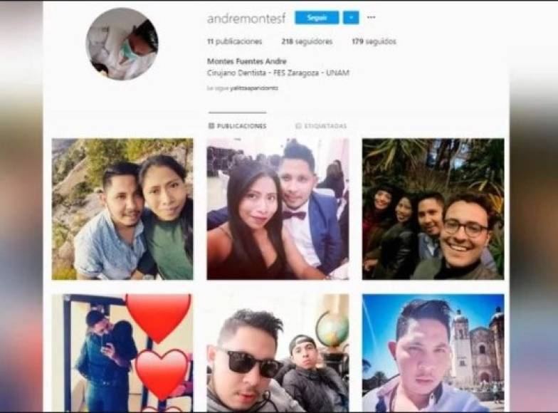 Aunque la actriz nunca publicó nada sobre André sus redes sociales, él sí llegó a compartir varias fotografías junto a la famosa.<br/><br/>