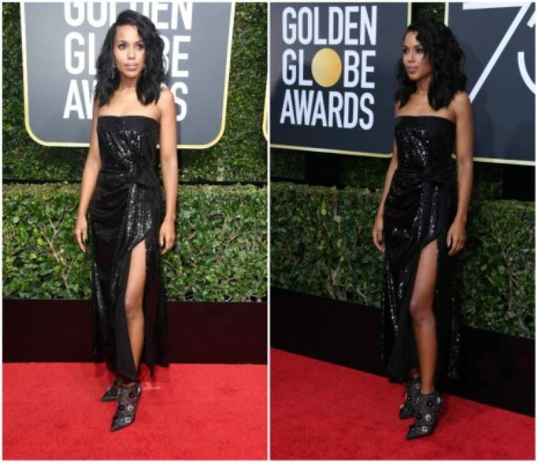 La estrella de 'Scandal', Kerry Washington, usó un vestido de Prabal Gurung con unos ¡botines!.<br/>Sí, la moda es cuestión de desafiar de vez en cuando, pero esos zapatos la convirtieron en una aspirante a un premio de MTV.<br/>