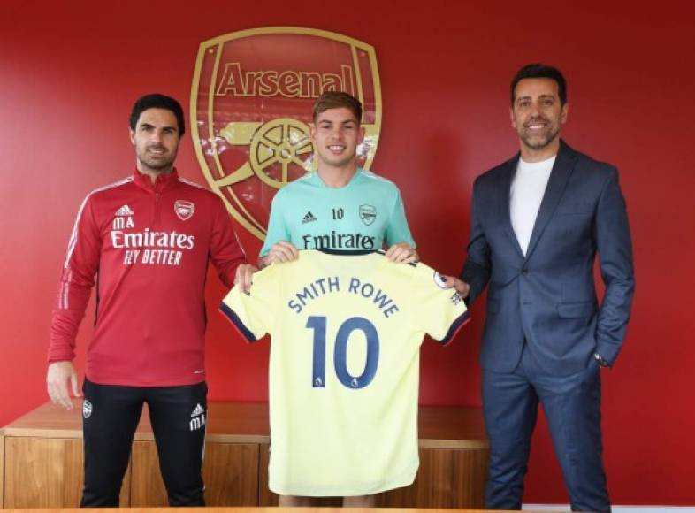 El Arsenal ata a una de las perlas de su cantera. Se trata del joven Emile Smith Rowe, centrocampista ofensivo que esta temporada ha disputado 37 partidos con el primer equipo del Arsenal, tras haber estado cedido en el RB Leipzig y en el Huddersfield. El club londinense ha anunciado que su canterano ha firmado un contrato de larga duración, pero no especifica el numero de temporadas. <br/><br/>Smith Rowe lucirá el dorsal 10, que usaron jugadores legendarios como Dennis Bergkamp, Robin Van Persie y William Gallas, entre otros.