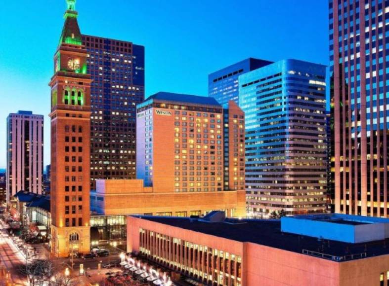 El hotel The Westin Denver Downtown es el lugar en donde se encuentra hospedada la selección Nacional de Honduras de cara al duelo ante EUA. Foto www.marriott.com