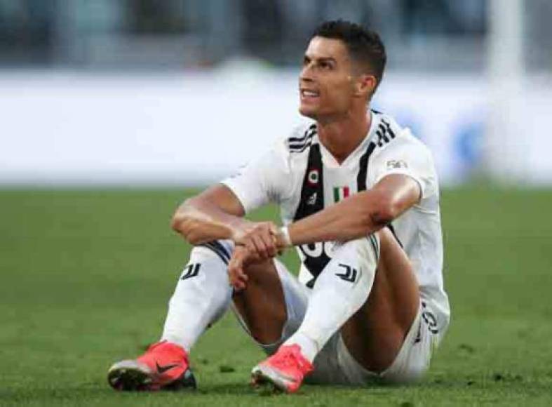Cristiano Ronaldo se fue en blanco y su desperación era evidente.