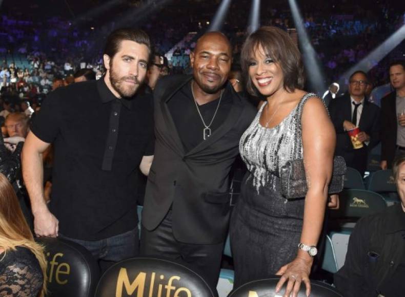 Jake Gyllenhaal, el director Antoine Fuqua y la personalidad de la TV, Gayle King.